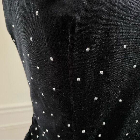 Scott McClintock 2000 Millennium Black Velvet Column Halter Dress 10 - Picture 4 of 9